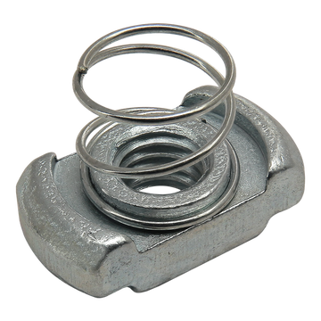 13108 -  M6 Slide-in T-Nut with Holding Spring