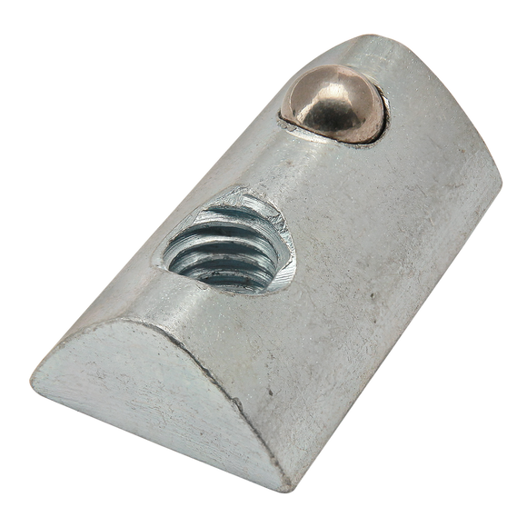 3914 -  M6 Roll-In T-Nut with Ball Spring