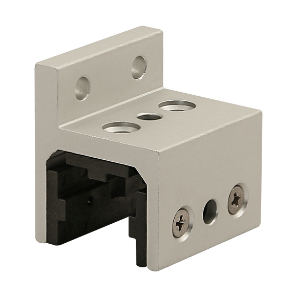 25-6415 -  25 Series 3 Slot Mount - Single Flange Short Standard Linear Bearing with Brake Holes