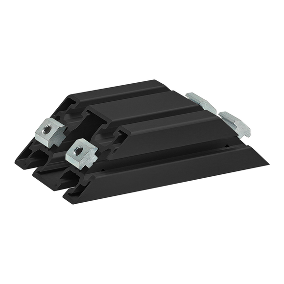 45-2530-BLACK -  45-4590-Black 45 Degree Support, 160mm Long
