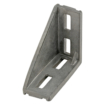 14080 -  15 & 40 Series 4 Hole - Inside Corner Bracket with Single Support