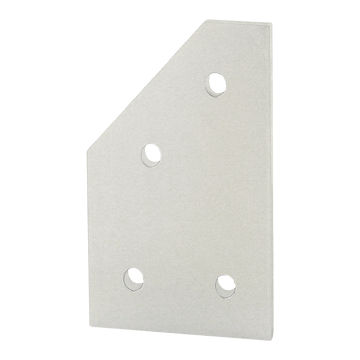 40-4346 -  40 Series 4 Hole - 45 Degree Angled Flat Plate