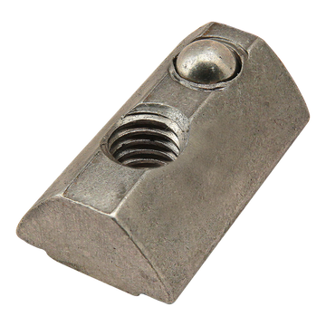 13032 -  M6 Self-Aligning Roll-in T-Nut with Ball Spring