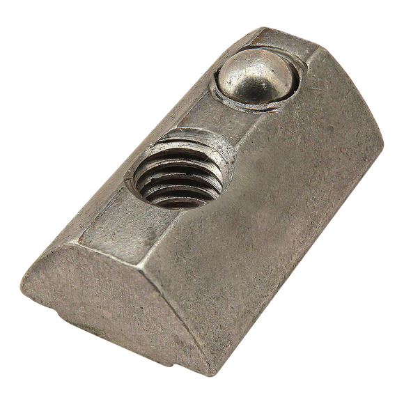 13032 -  M6 Self-Aligning Roll-in T-Nut with Ball Spring