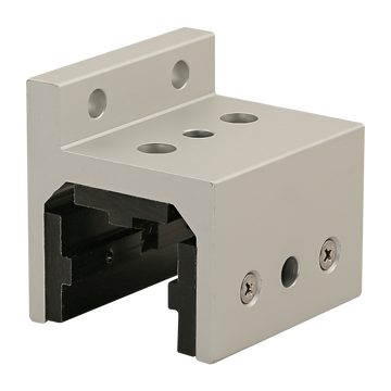 40-6515 -  40 Series 3 Slot Mount - Single Flange Short Standard Linear Bearing with Brake Holes