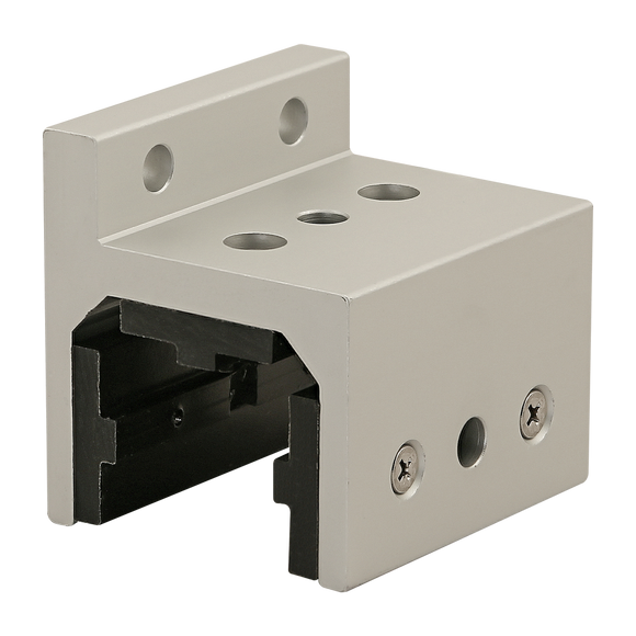 40-6515 -  40 Series 3 Slot Mount - Single Flange Short Standard Linear Bearing with Brake Holes