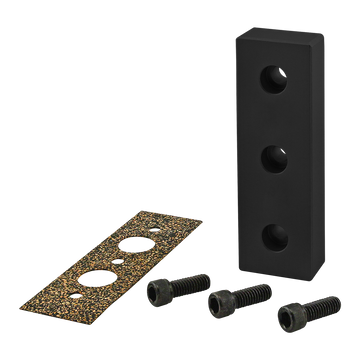 2161-BLACK -  15 Series 3-Hole Pressure Manifold Stopper Plate