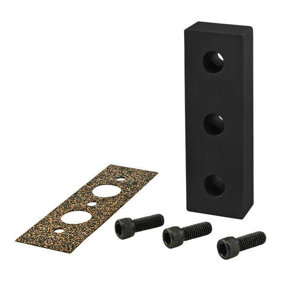 2161-BLACK -  15 Series 3-Hole Pressure Manifold Stopper Plate