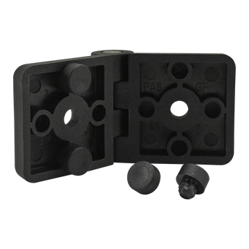 12252 -  45 Series 2 Hole - Standard Plastic Hinge