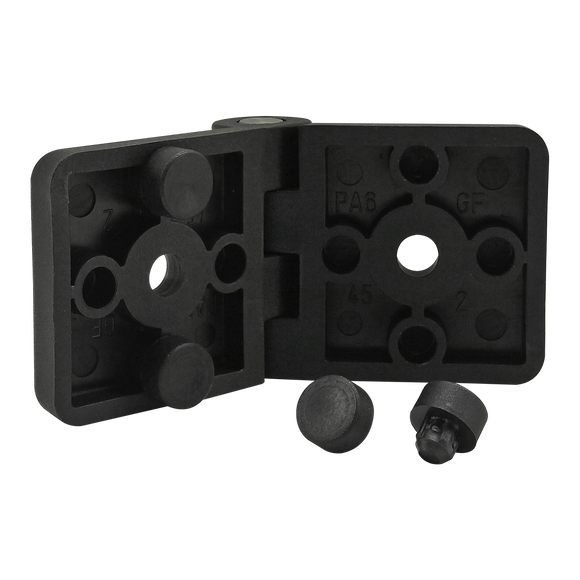 12252 -  45 Series 2 Hole - Standard Plastic Hinge
