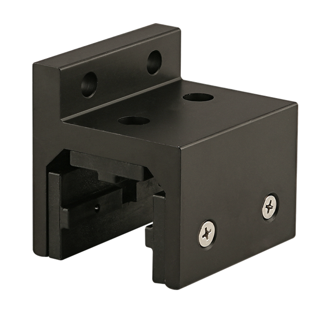 6815-BLACK - 15 Series 3 Slot Mount - Single Flange Short Standard Lin ...