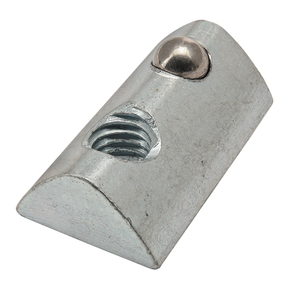 40-3914 -  M6 Roll-In T-Nut with Ball Spring