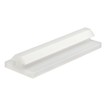 40-6808-3.683M -  40 S WHITE UHMW TOP MOUNT STRIP PROFILE 3.683M BAR