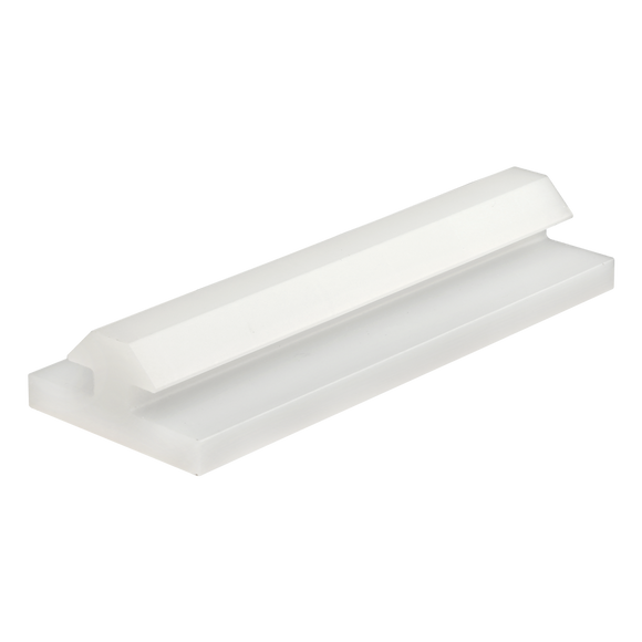 40-6808-3.683M -  40 S WHITE UHMW TOP MOUNT STRIP PROFILE 3.683M BAR