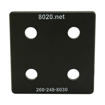 2050 -  15 Series End Cap with Push-In Fastener