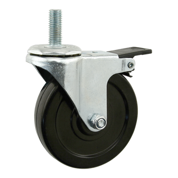 65-2345 -  Threaded Stem Swivel Caster: M12 x 30mm
