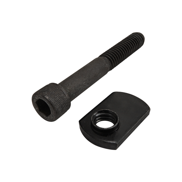 3429 -  Bolt Assembly: 5/16-18 x 2.500" Black SHCS and Slide-In Economy T-Nut - Offset Thread - Black Zinc
