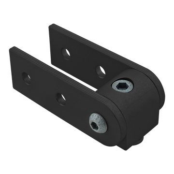 25-4198-BLACK -  25 Series 90 Degree&nbsp;Standard Structural Pivot Assembly with Dual Straight Arms
