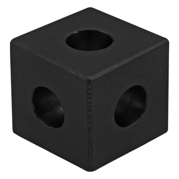 4042-BLACK -  10 Series 3 Way - Squared Corner Connector
