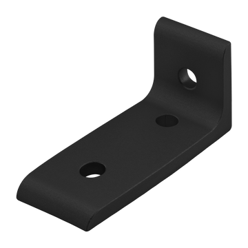 45-4376-BLACK -  45 Series 3 Hole - Inside Corner Bracket