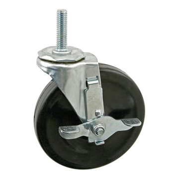 2307 -  Threaded Stem Swivel Caster: 7/16-14 x 1.5"