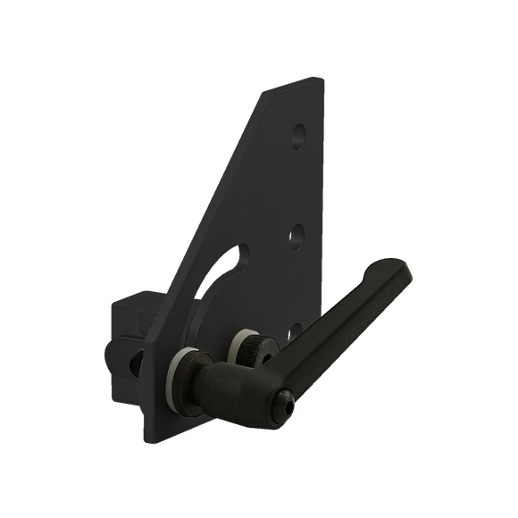 4139-BLACK -  10 Series 90 Degree Left Hand Pivot Bracket Assembly with "L" Handle
