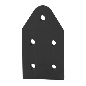 4371-BLACK -  15 Series 5 Hole - Triangular Pivot Plate