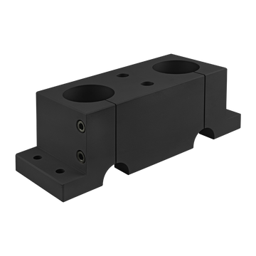 5350-BLACK -  15 Series 2" Double Shaft Stanchion Base