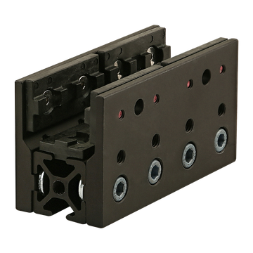 25-6732-BLACK -  25 Series Long - Single Mount Unibearing&trade; Assembly