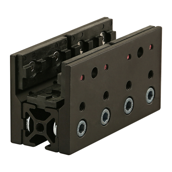 25-6732-BLACK -  25 Series Long - Single Mount Unibearing&trade; Assembly