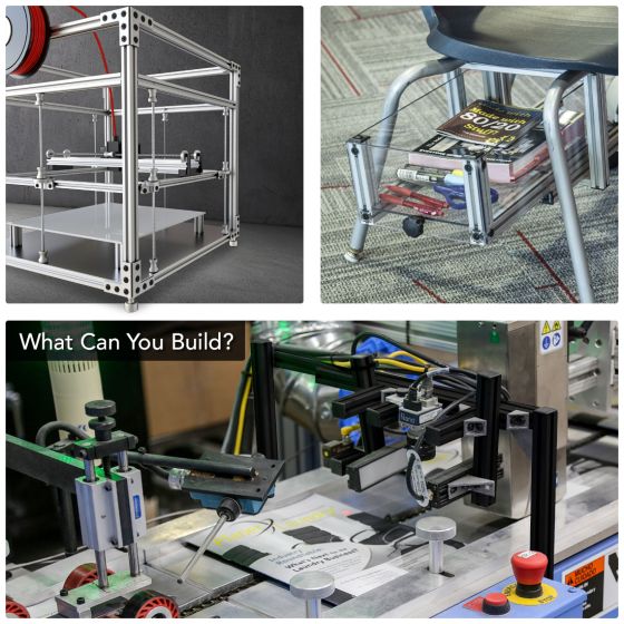20-2020 - 20mm X 20mm T-Slotted Profile - Four Open T-Slots