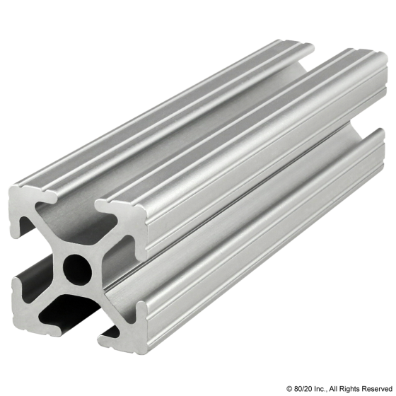 1010 - 1.00” X 1.00” T-Slotted Profile - Four Open T-Slots