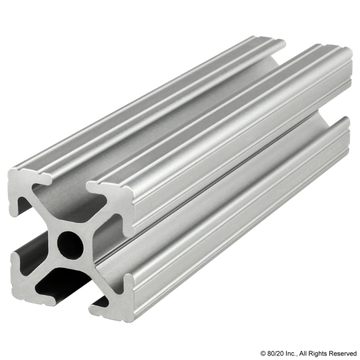 1010 - 1.00” X 1.00” T-Slotted Profile - Four Open T-Slots