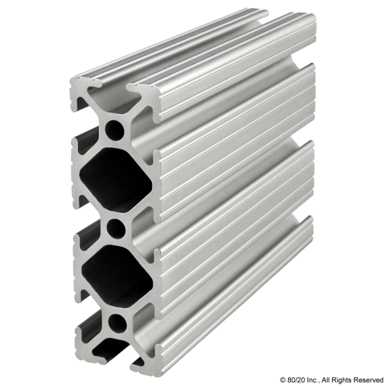 1030 - 1.00” X 3.00” T-Slotted Profile - Eight Open T-Slots