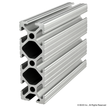 1030 - 1.00” X 3.00” T-Slotted Profile - Eight Open T-Slots