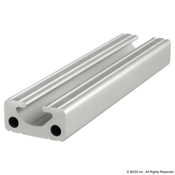 1050 - ﻿1.00” X 0.50” T-Slotted Profile - Single Open T-Slot