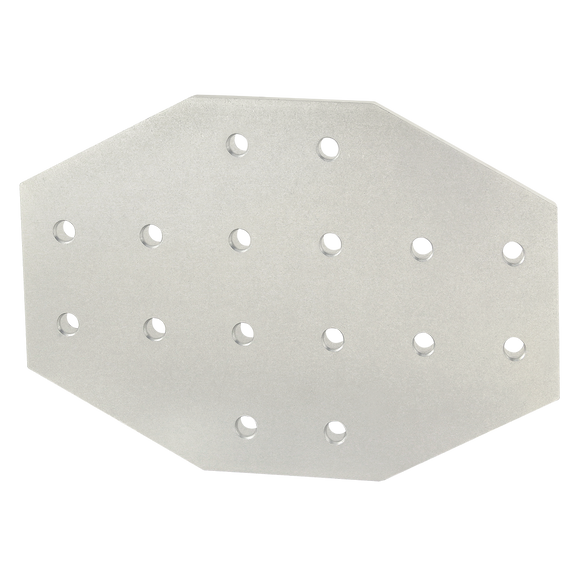 4370 -  15 Series 16 Hole - Cross Flat Plate