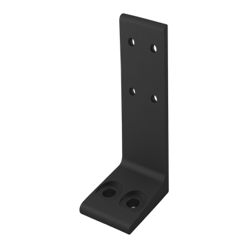 25-2416-BLACK -  25 Series 50mm Economy Floor Mount Base Plate