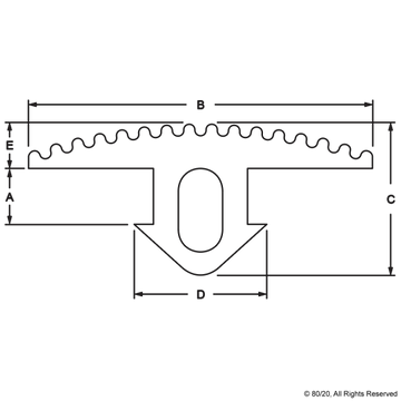 12006 - 15 Series ﻿Tread Strip (sold per meter) - 0