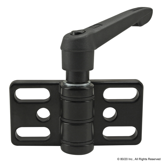 12085 - 15 Series 4 Hole - Slotted Locking Zinc Hinge