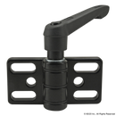 12085 - 15 Series 4 Hole - Slotted Locking Zinc Hinge-1