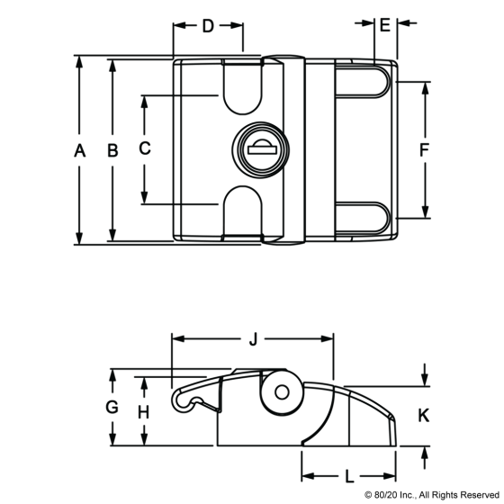 12145 - Slam Latch