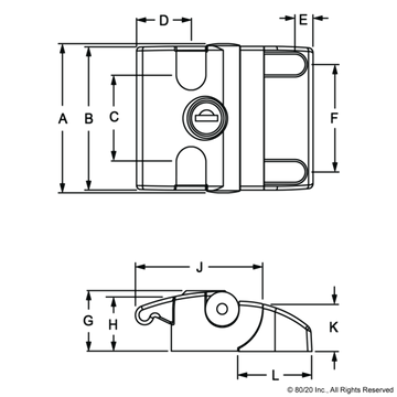 12145 - Slam Latch - 0