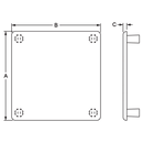 12303 - 30 Series End Cap with Molded Push-In Stem-2