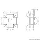 12314 - 10 Series ﻿Cable Tie Mounting Block-2