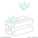 12314 - 10 Series ﻿Cable Tie Mounting Block-3