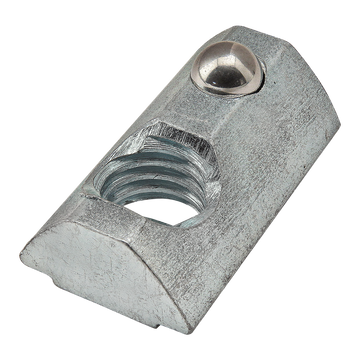 13031 - M6 Self-Aligning Roll-in T-Nut with Ball Spring