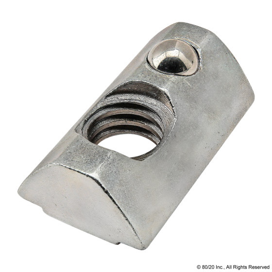 13040 - Roll-In T-Slot Nut Stepped 5/16-18