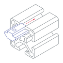 13053 - M8 Self-Aligning Slide-in T-Nut with Ball Spring-4
