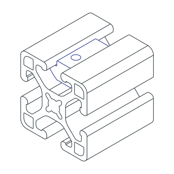 13053 - M8 Self-Aligning Slide-in T-Nut with Ball Spring